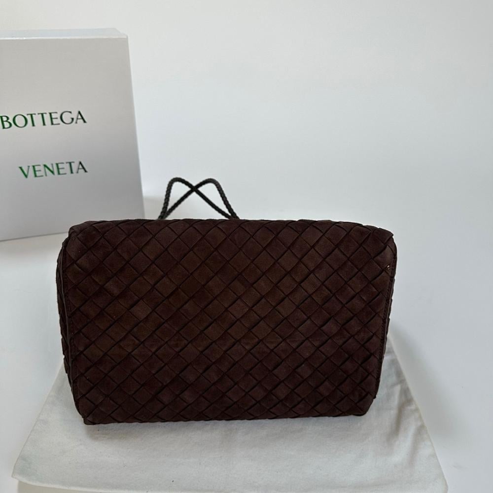 Modern Refined Leather Top Handle Bag