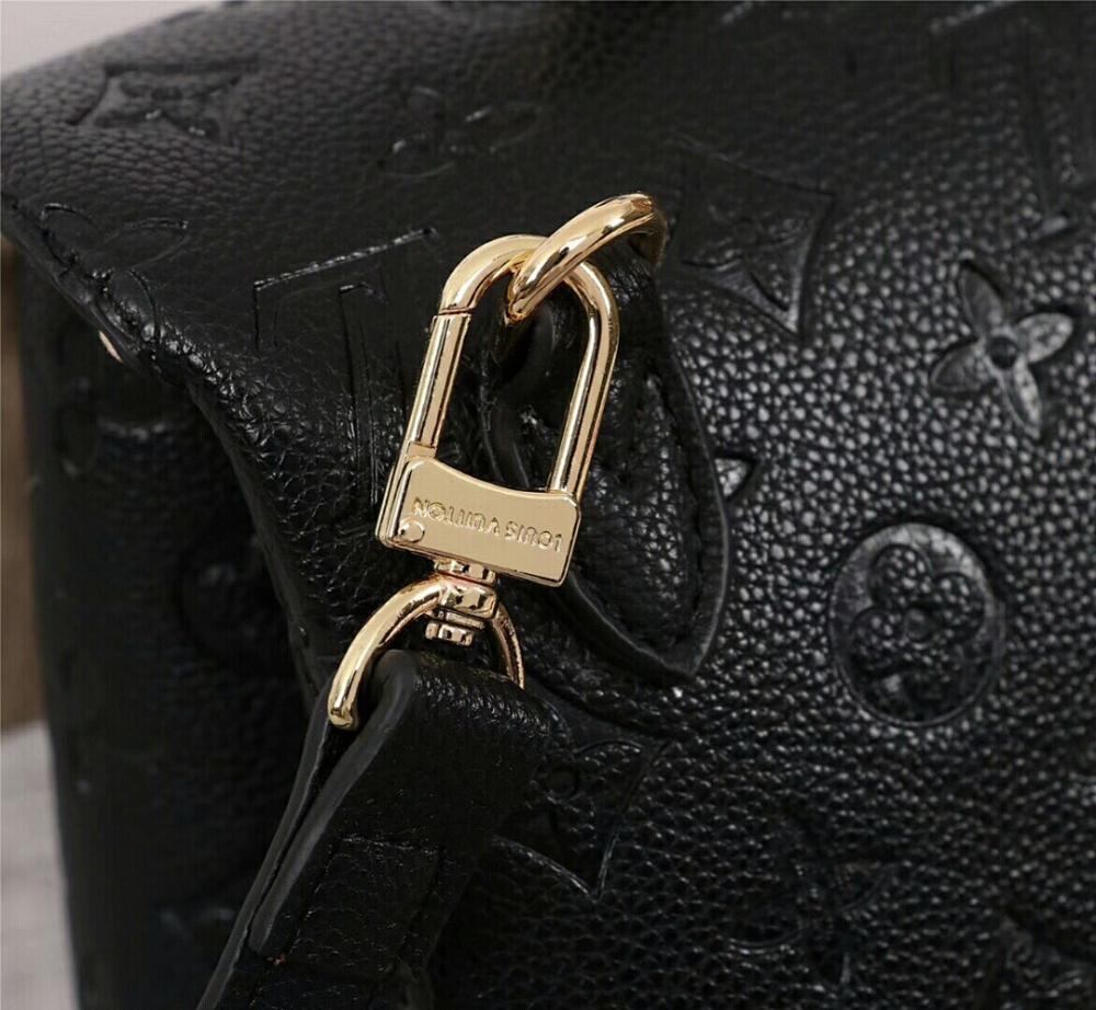 Modern Stylish Pink Monogram Leather Shoulder Bag