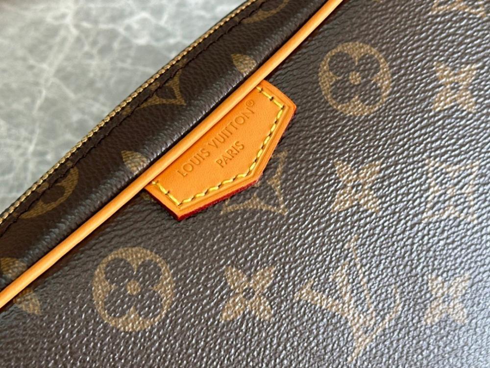 Alma Monogram Leather Crossbody Bag
