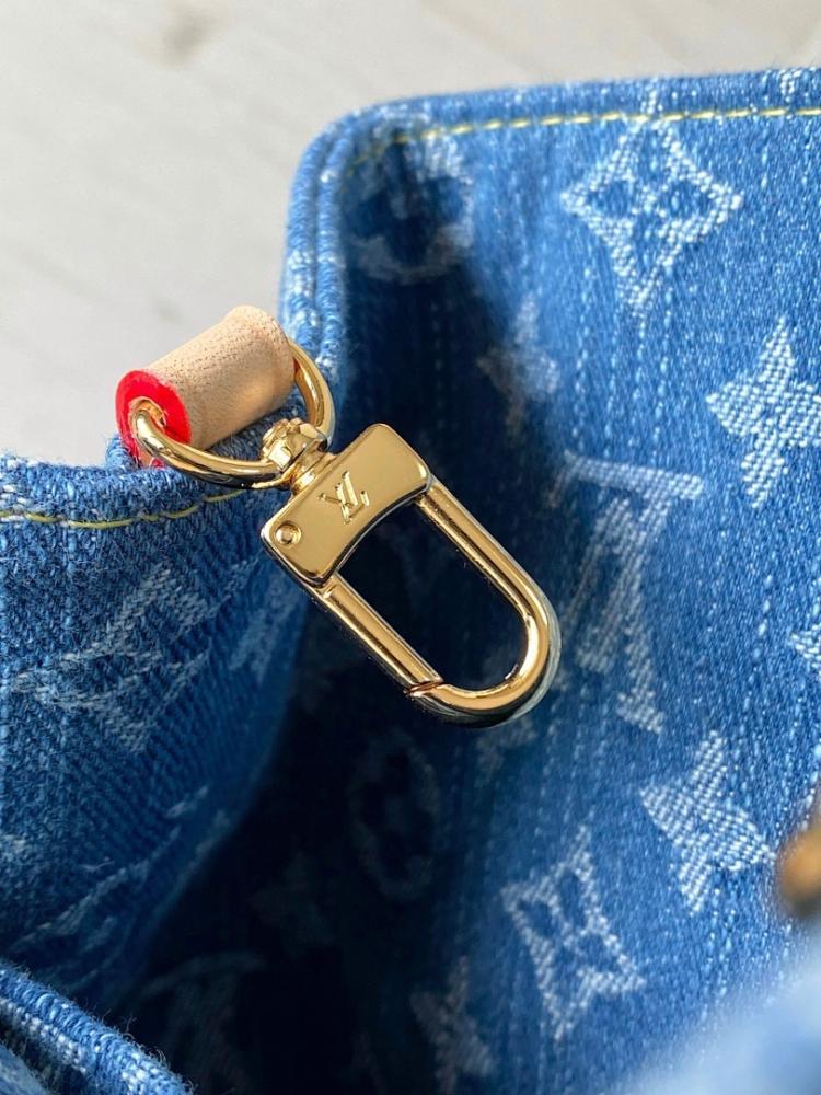 Elegant Stylish Embroidered Denim Shoulder Bag