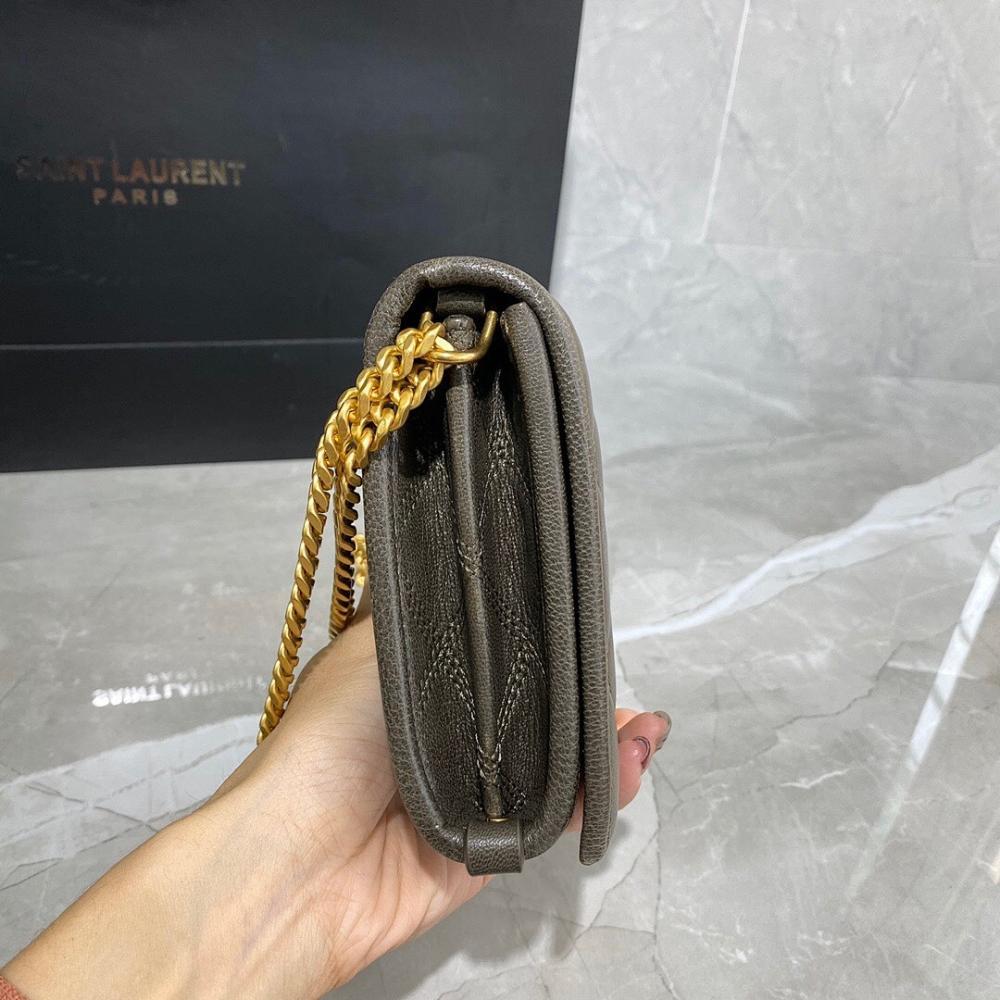 Alma Gold Leather Top Handle Bag