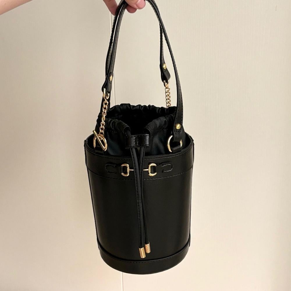 Horsebit 1955 Brown Leather Bucket Bag