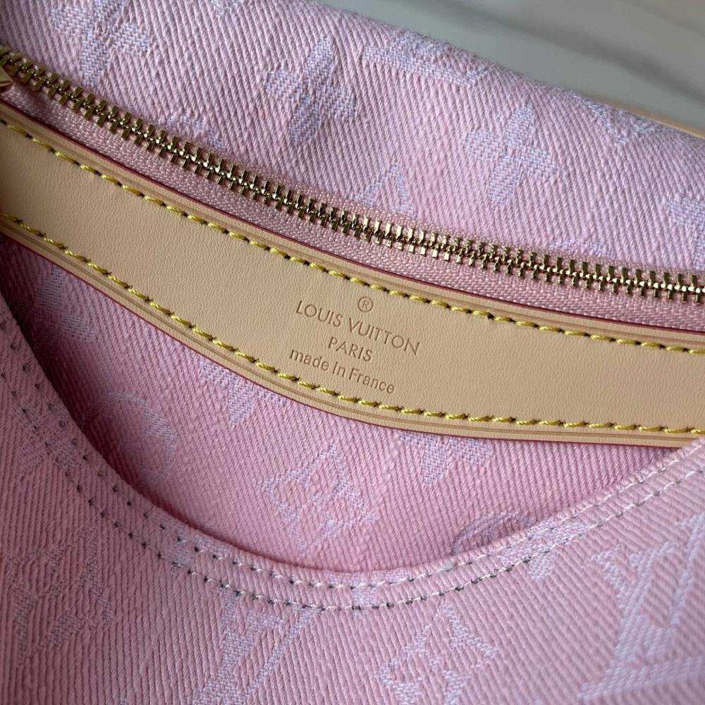 Diane Embroidered Denim Shoulder Bag