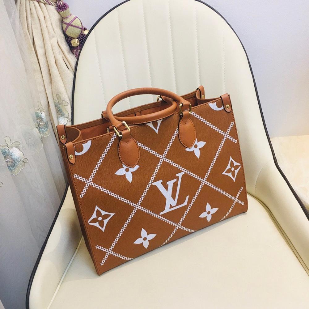 Italian-Inspired Stylish Printed Leather Tote Bag