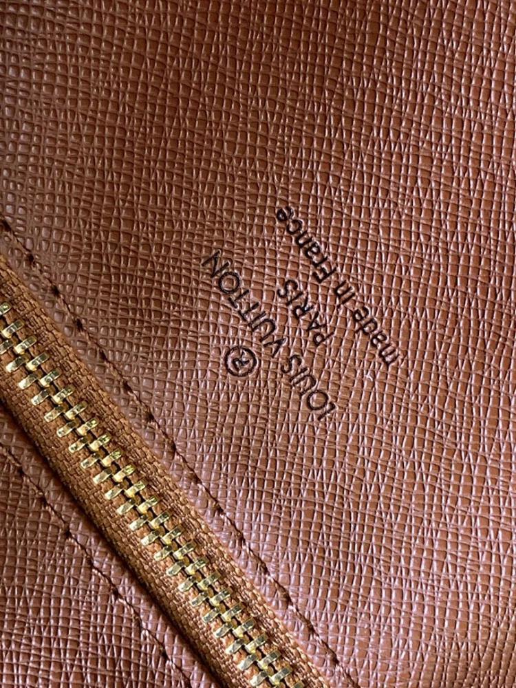 Luxury Refined Monogram Leather Crossbody Bag