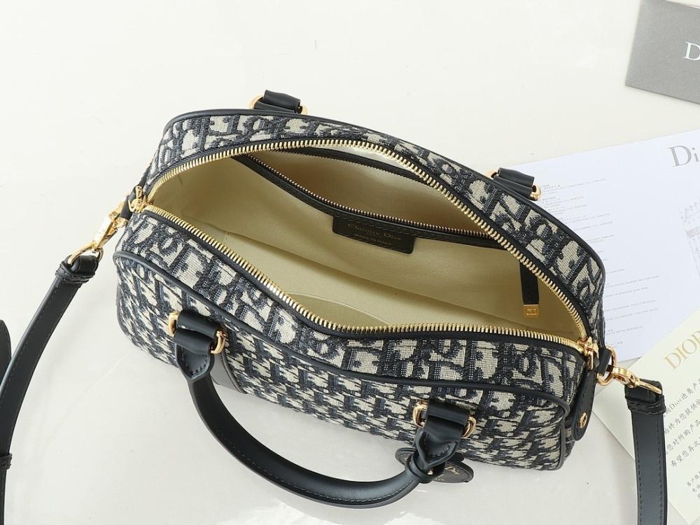 Modern Elegant Printed Leather Top Handle Bag