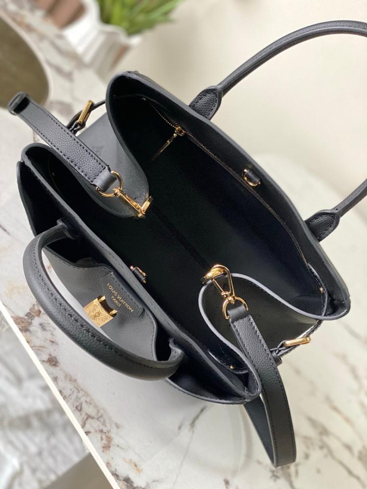 Modern Luxury Monogram Satin Top Handle Bag