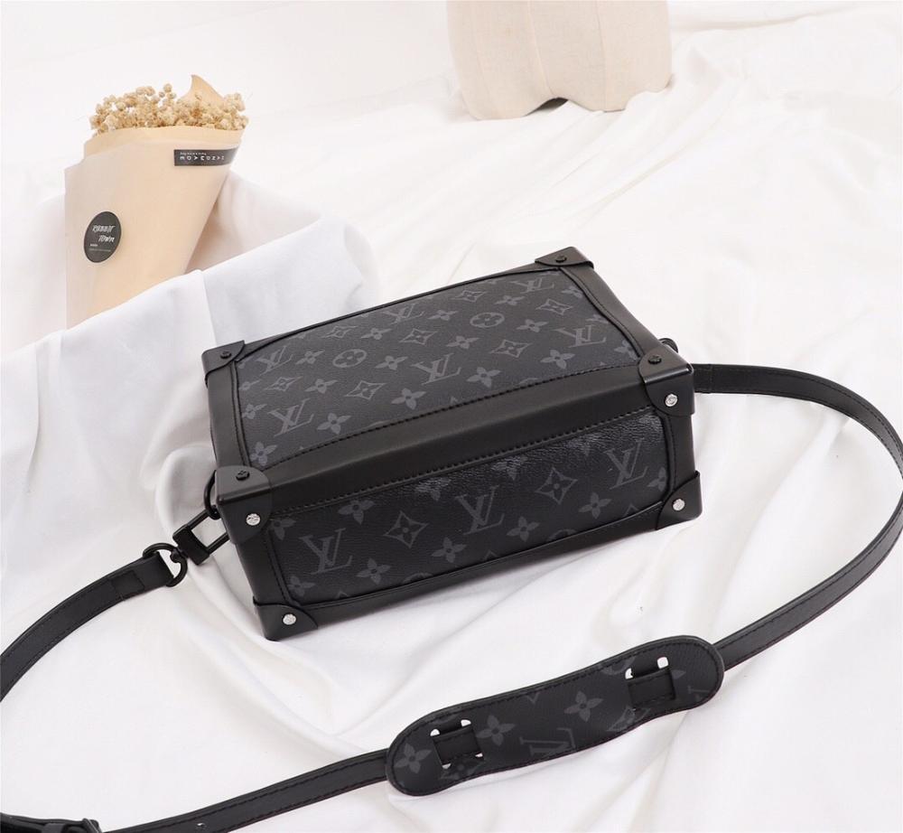 Elegant Refined Orange Monogram Top Handle Bag