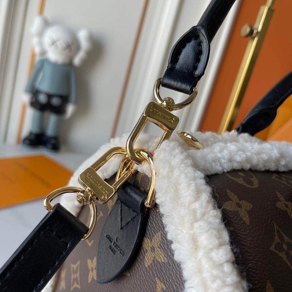 Classic Premium Monogram Lambskin Top Handle Bag