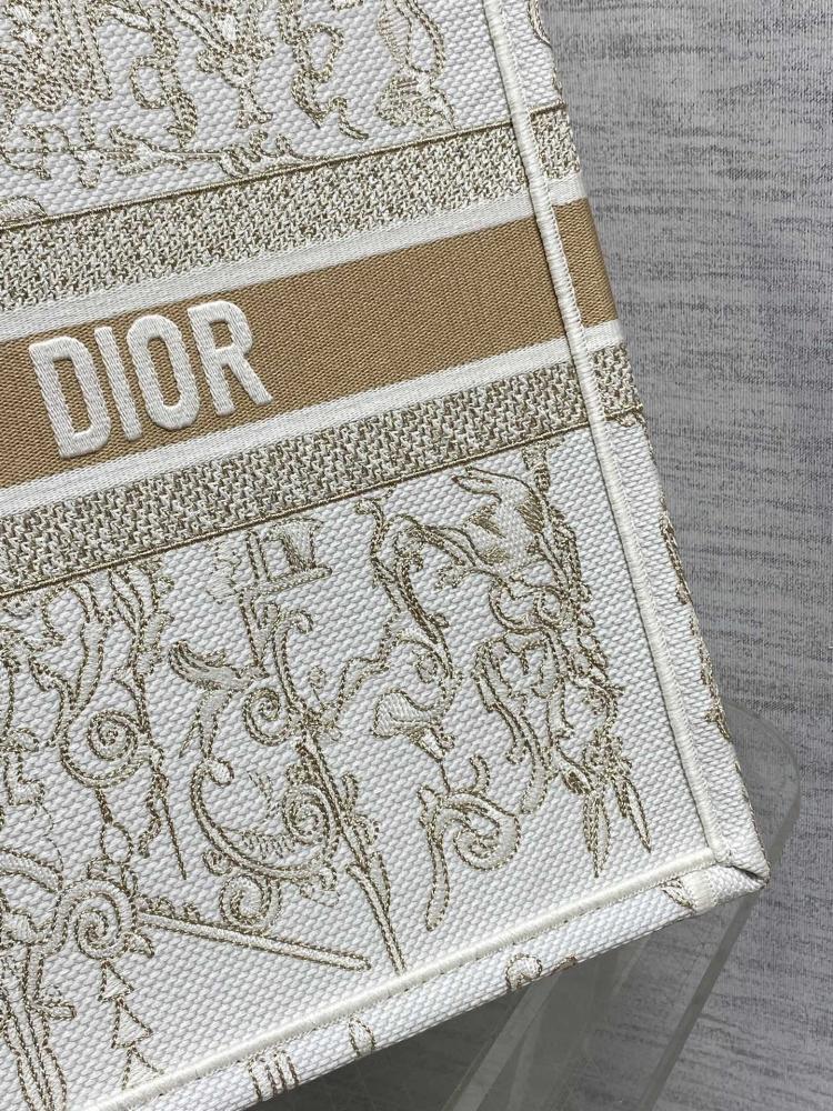 Gold Embroidered Tote Bag