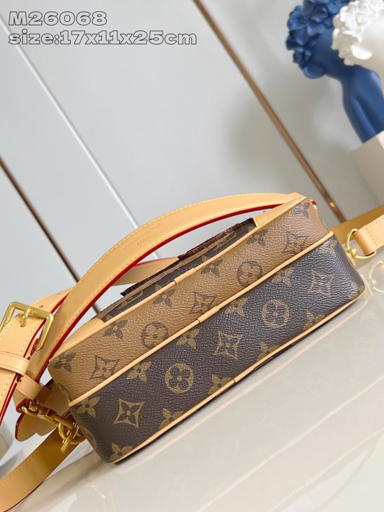 Monogram Leather Crossbody Bag