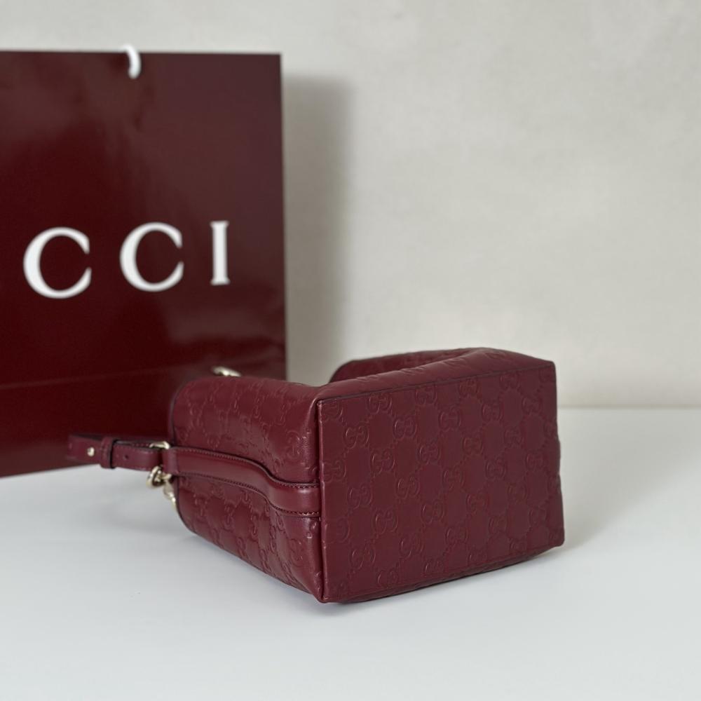 Leather Top Handle Bag