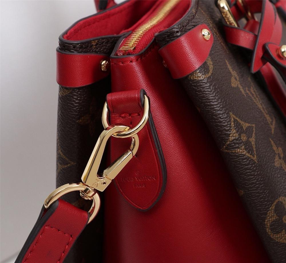 Modern Gold Monogram Leather Crossbody Bag