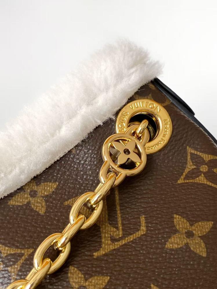 Arco Embroidered Leather Shoulder Bag