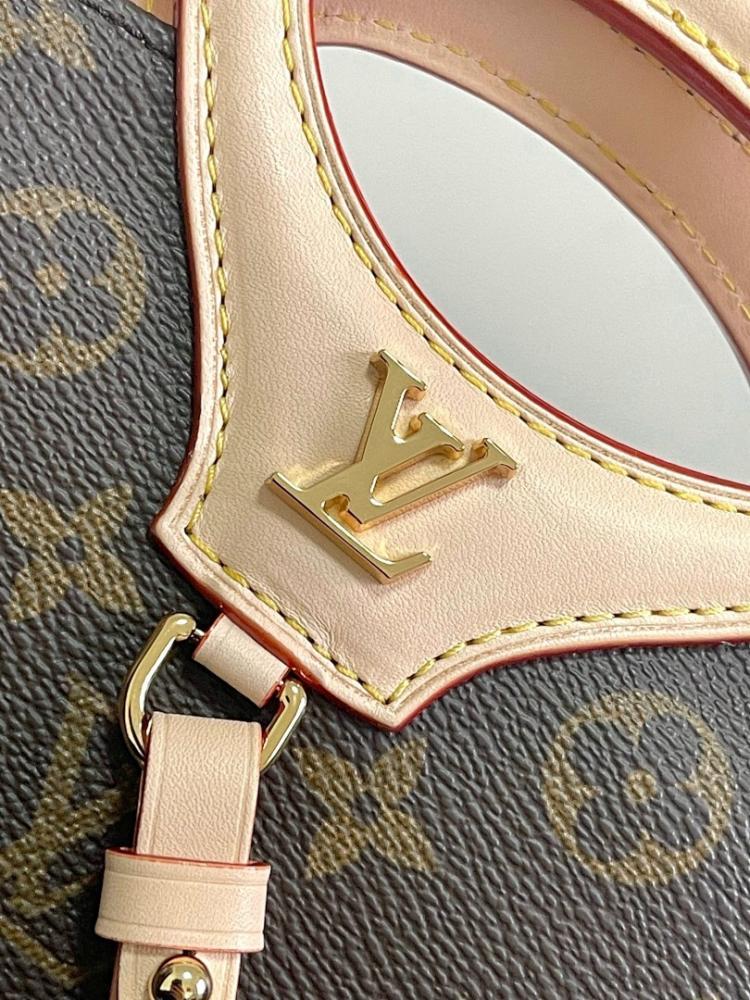 Stylish Monogram Leather Bucket Bag – Limited Edition