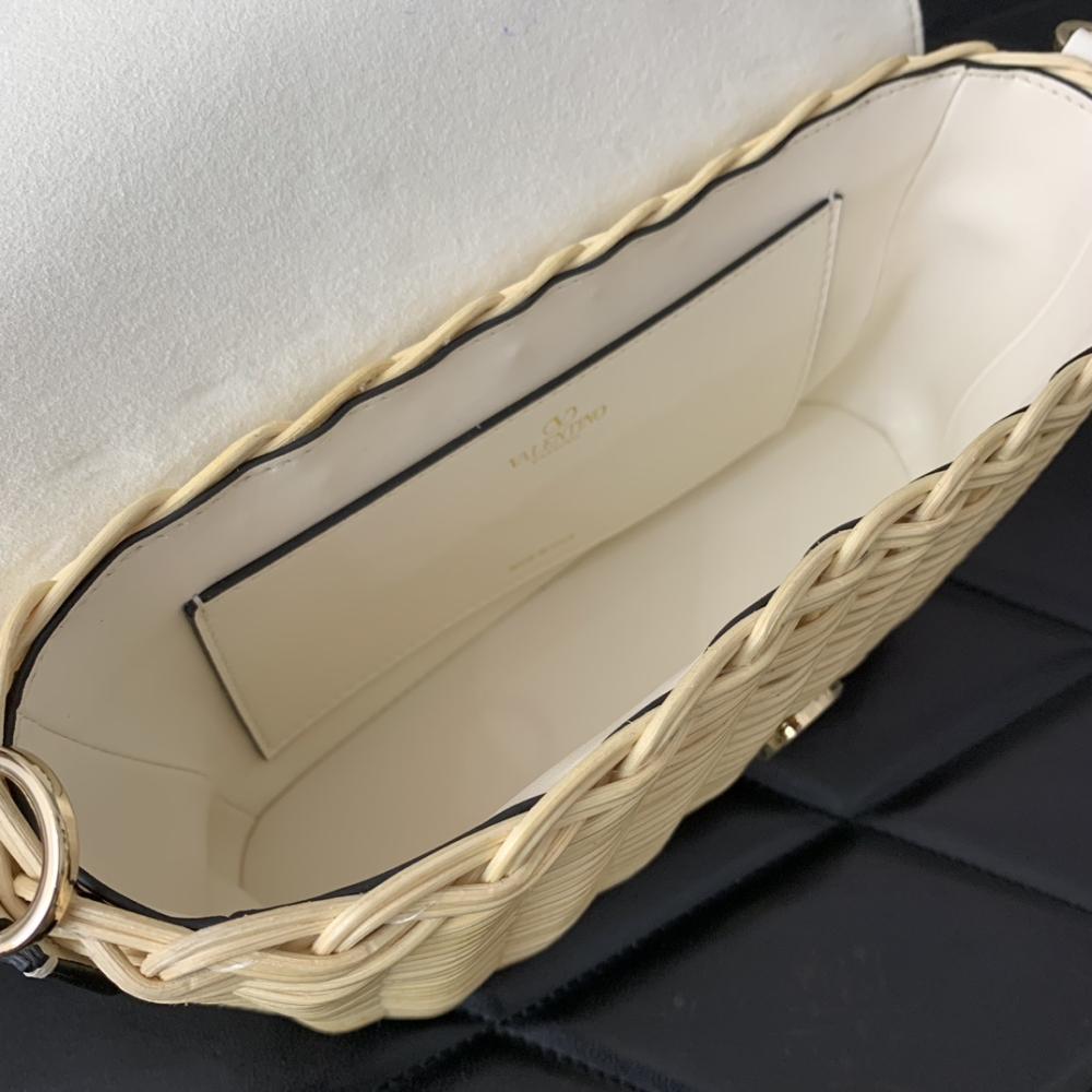 Woven Top Handle Bag