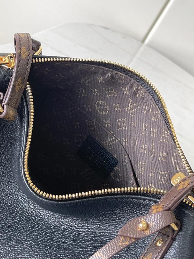 Modern Elegant Monogram Calfskin Top Handle Bag