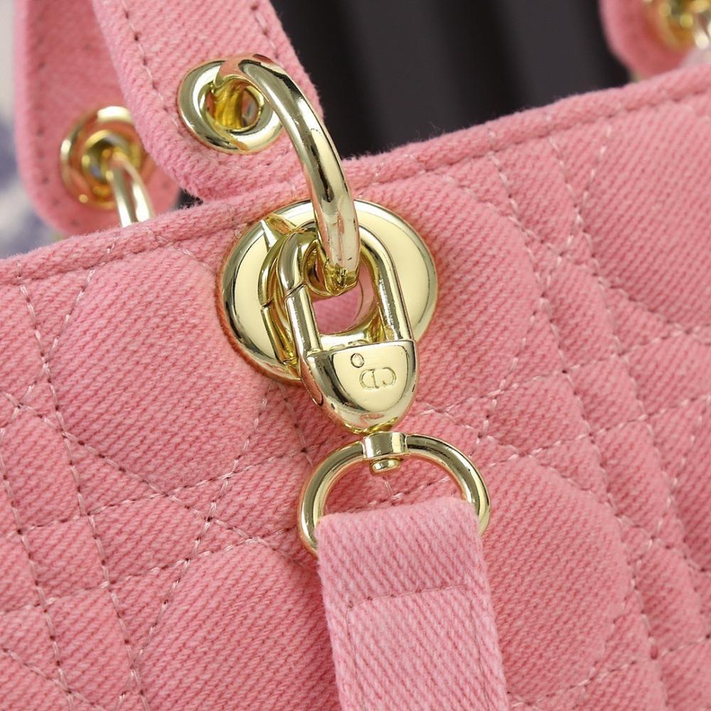 Luxury Stylish Gold Denim Shoulder Bag – Limited Edition