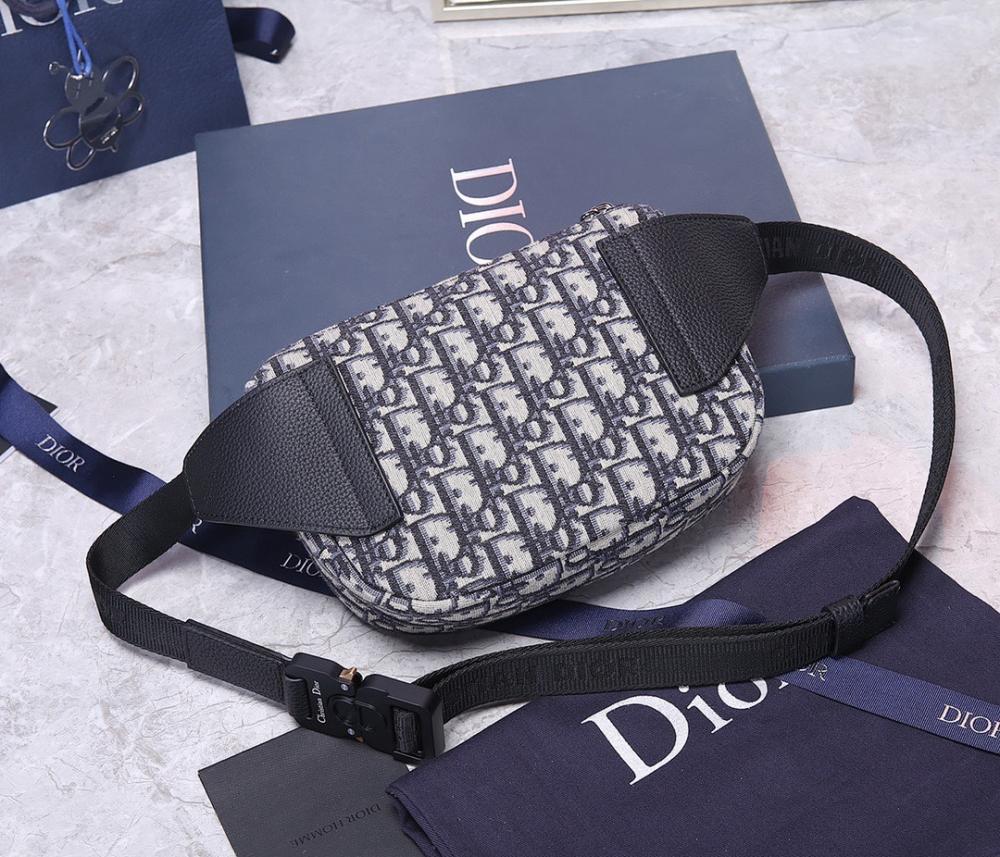 Modern Luxury Black Printed Calfskin Crossbody Bag