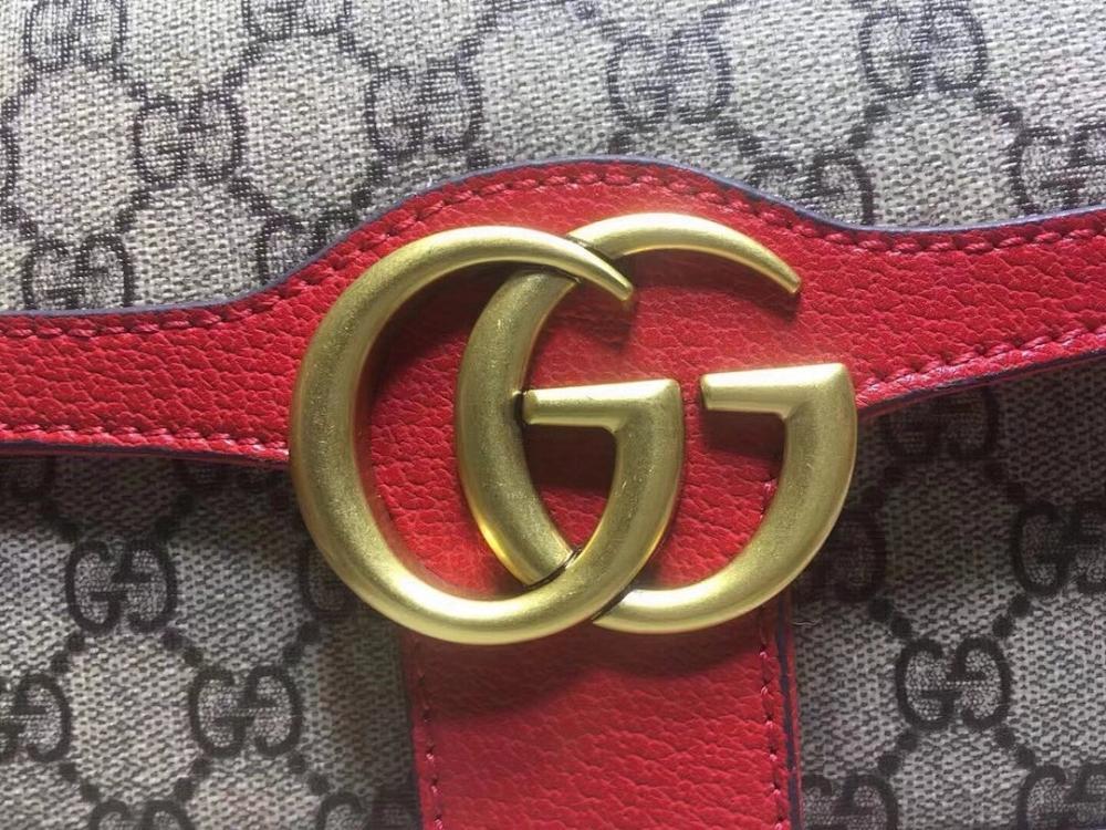 Alma Red Top Handle Bag
