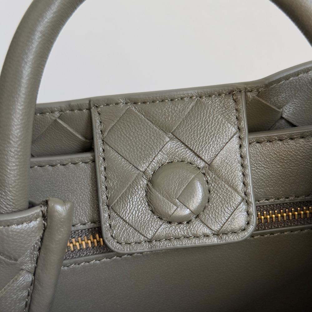 Leather Top Handle Bag