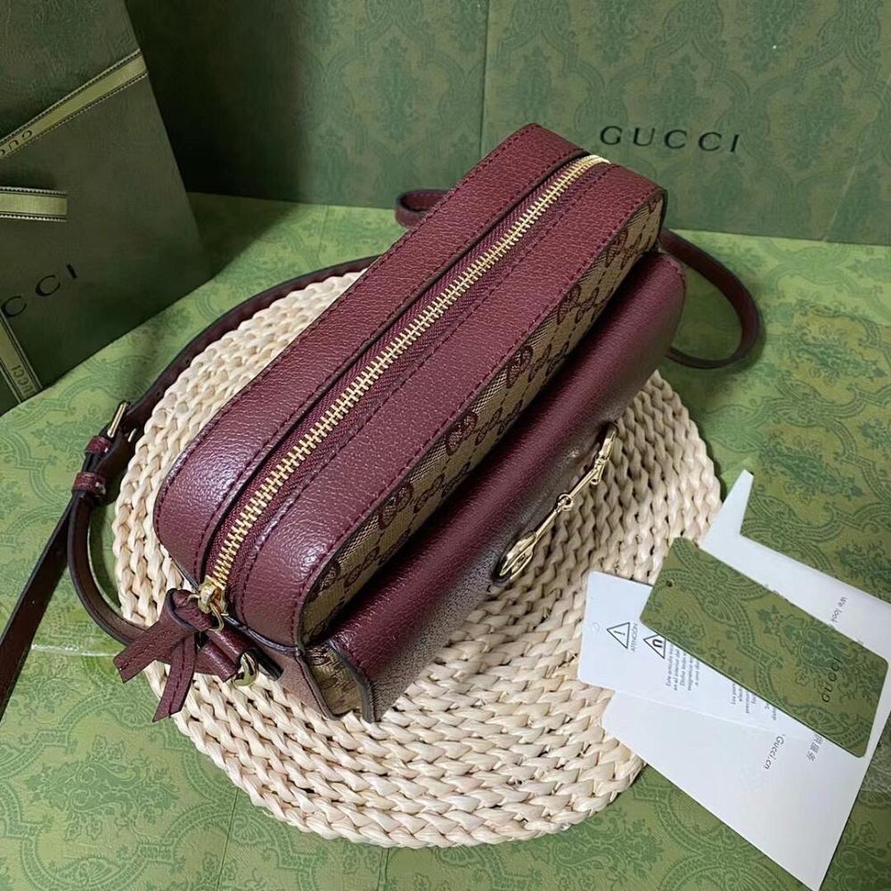 Luxury Refined Red Top Handle Bag