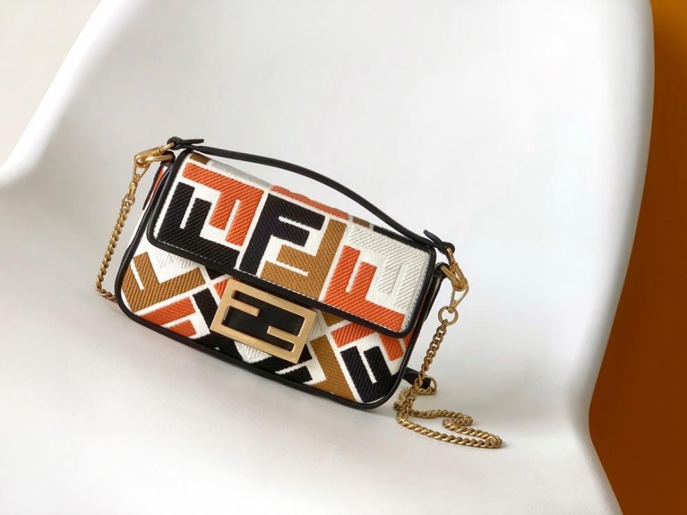 Embroidered Top Handle Bag