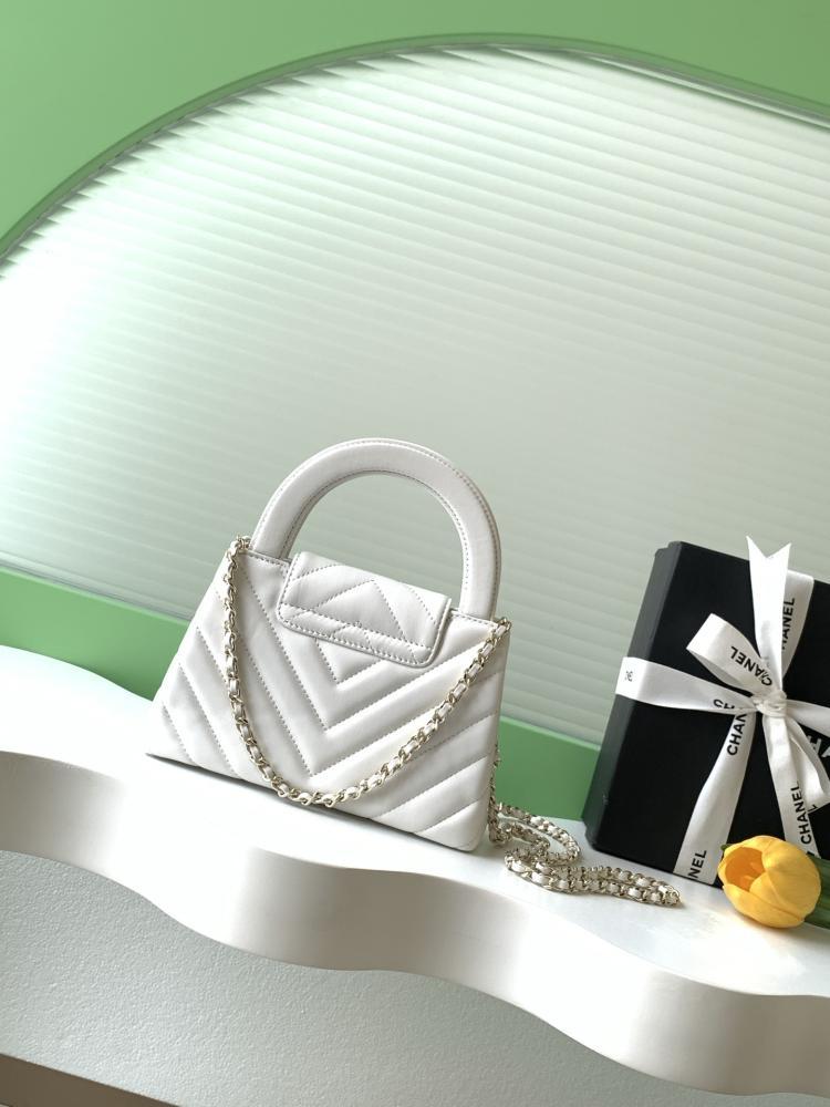 Lambskin Top Handle Bag