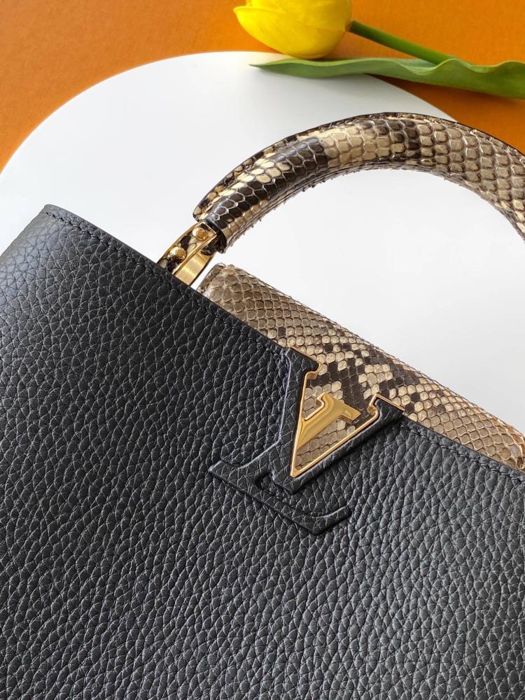 Luxury Calfskin Top Handle Bag