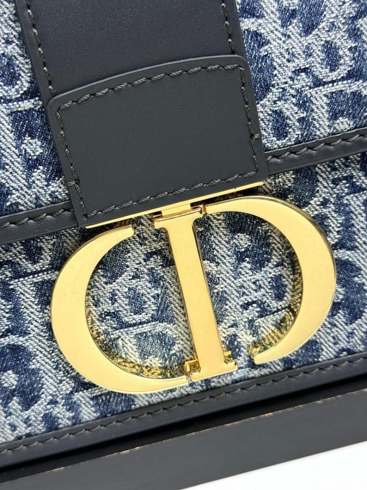 Elegant Refined Blue Calfskin Shoulder Bag