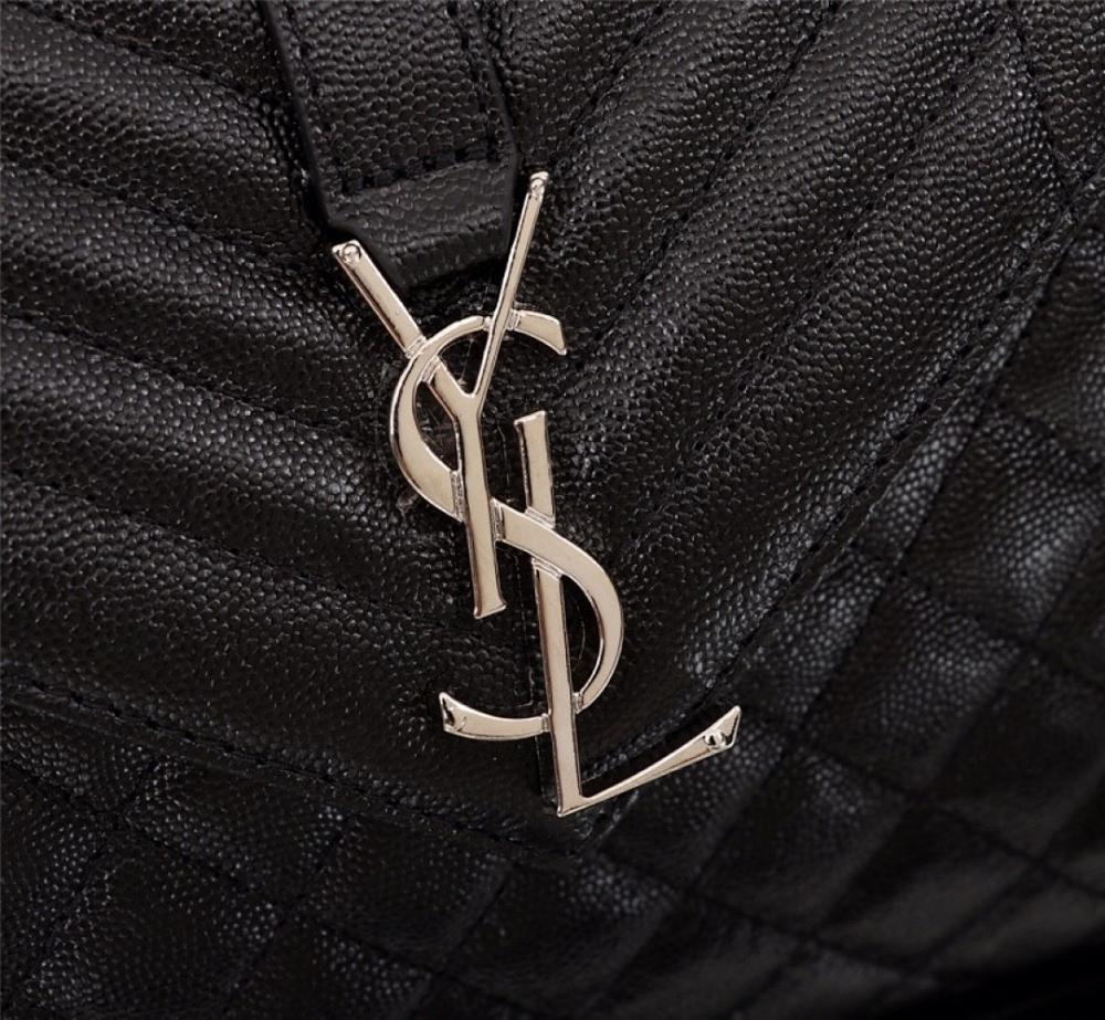 Stylish Refined Leather Top Handle Bag