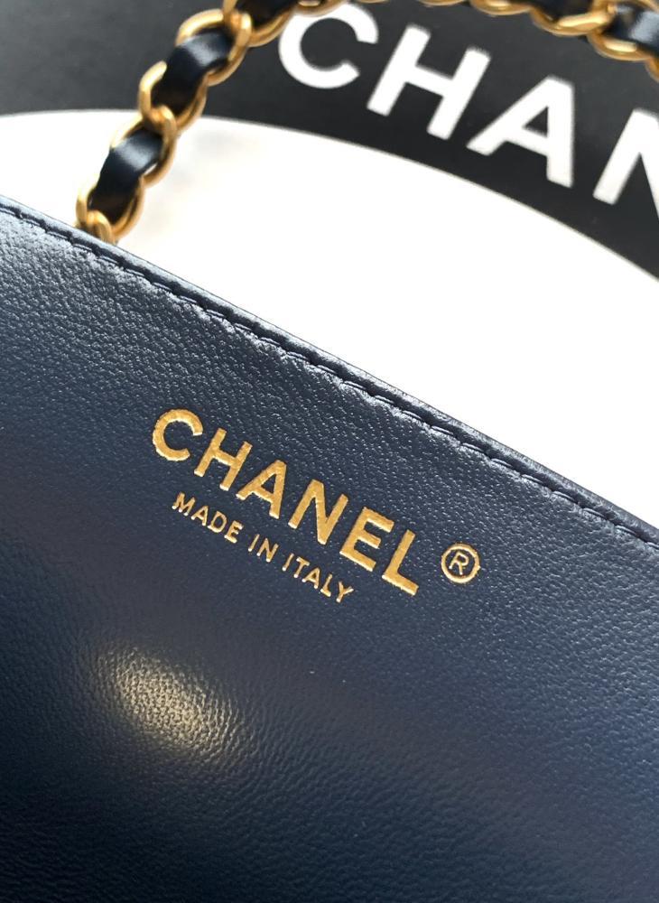 Gold Leather Top Handle Bag