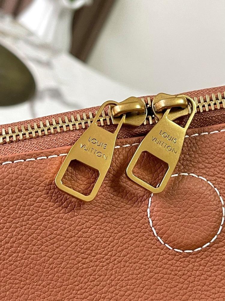 Alma Gold Denim Top Handle Bag