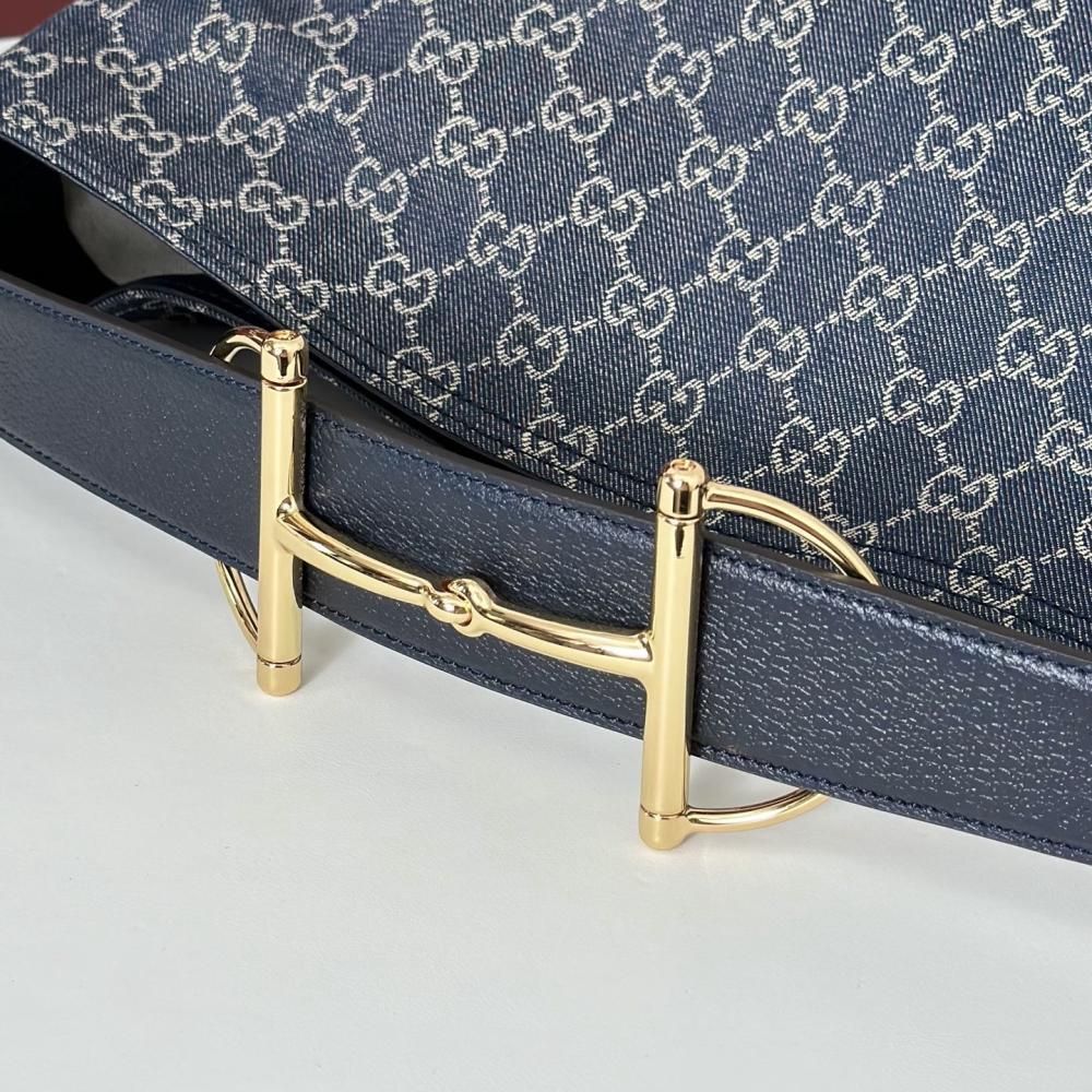 Denim Top Handle Bag