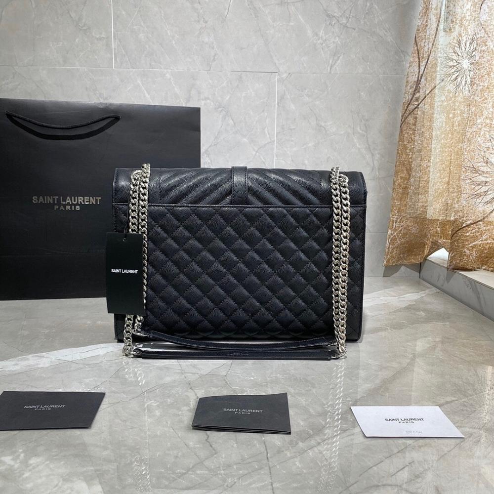 Elegant Premium Black Embroidered Leather Crossbody Bag