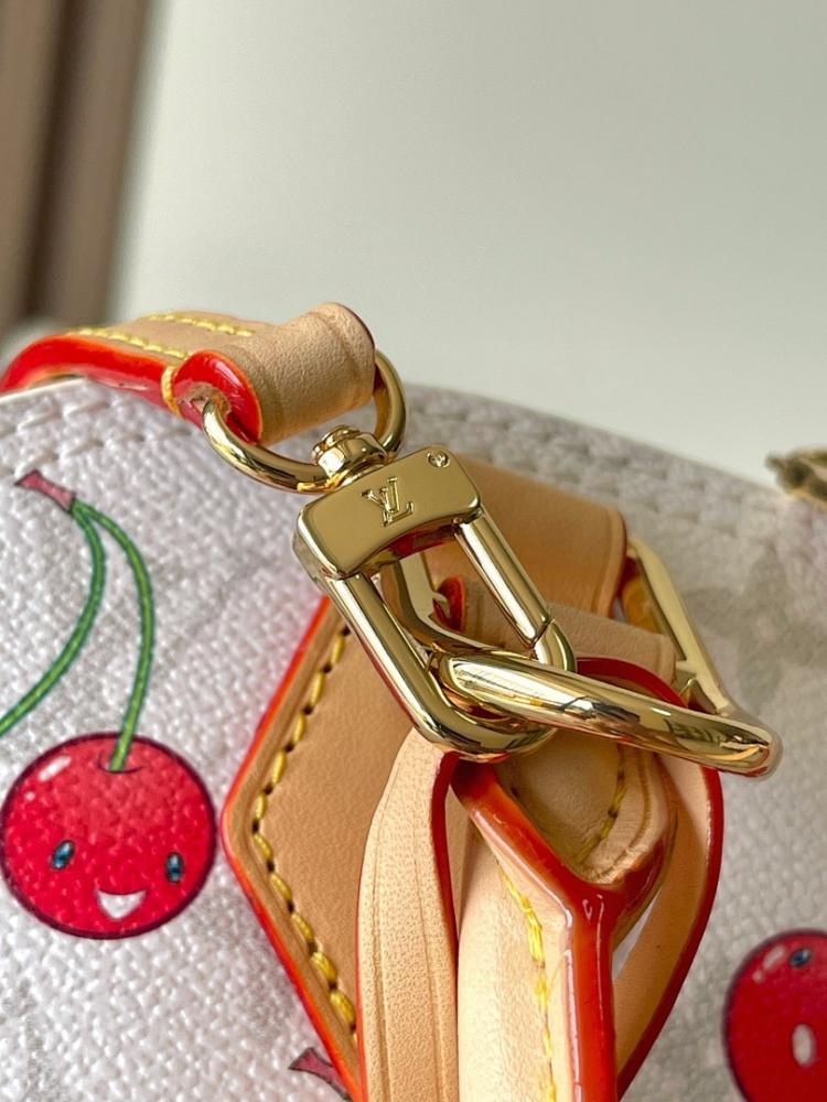 Alma Monogram Leather Top Handle Bag