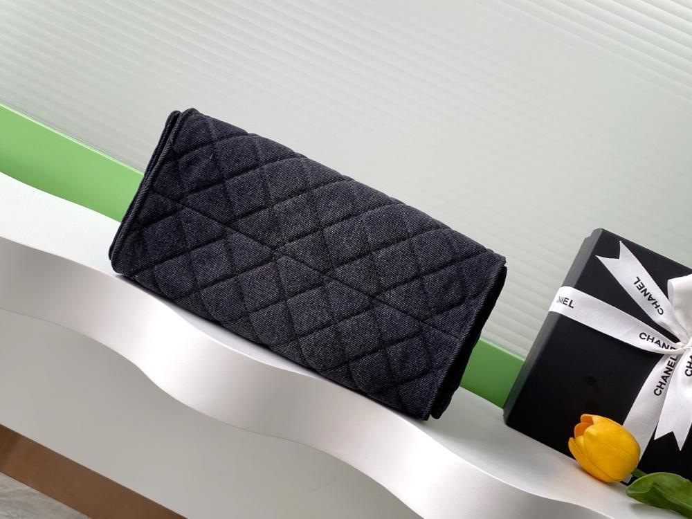 Denim Top Handle Bag