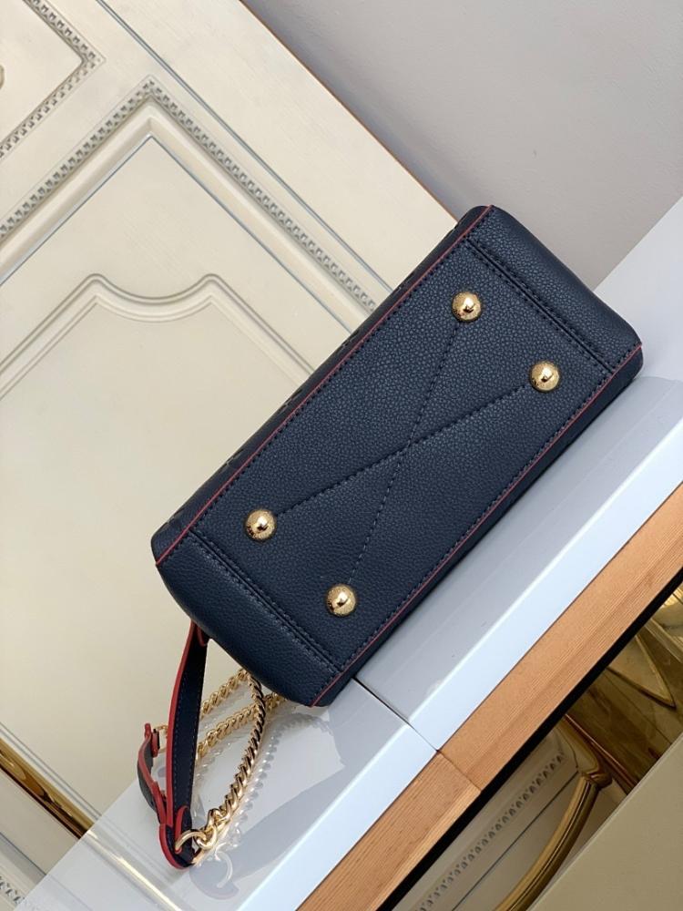 Italian-Inspired Stylish Gold Calfskin Shoulder Bag
