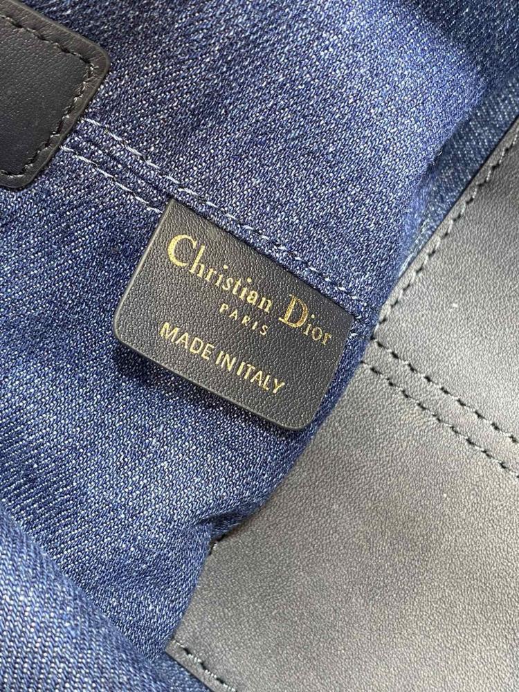 Alma Denim Top Handle Bag