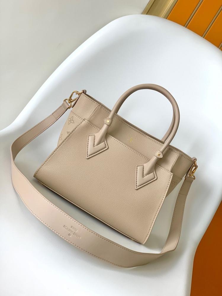 Stylish Premium Monogram Calfskin Shoulder Bag