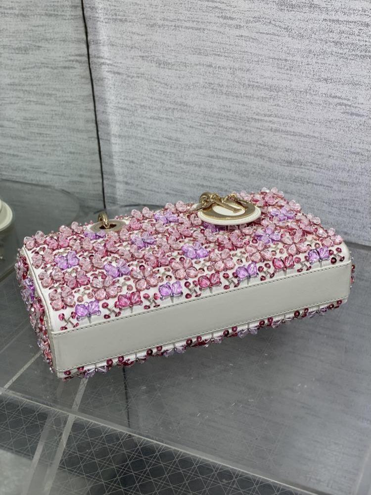 Embroidered Top Handle Bag