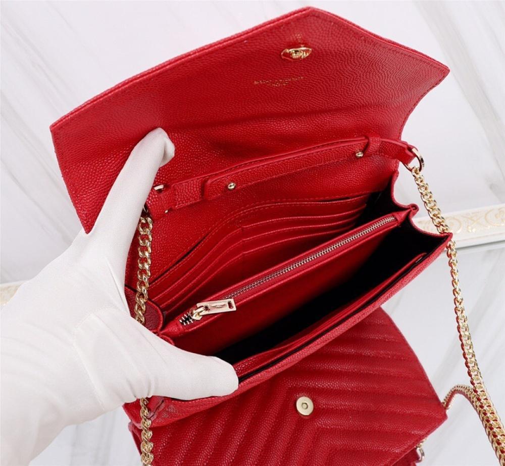 Italian-Inspired Luxury Calfskin Shoulder Bag