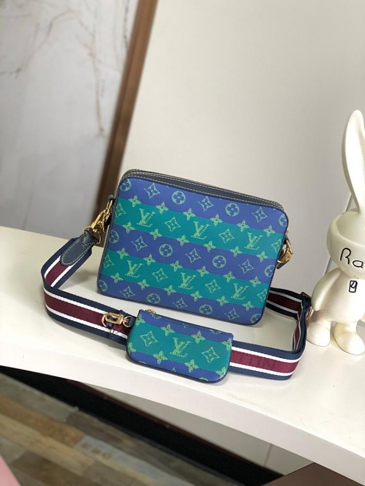 Modern Stylish Monogram Leather Shoulder Bag