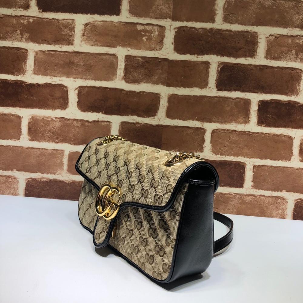 Gold Leather Shoulder Bag