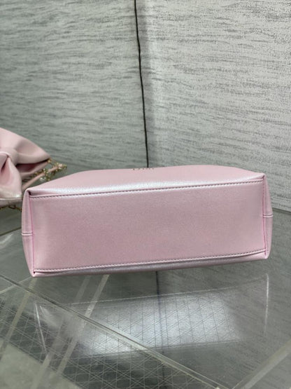 Satin Top Handle Bag