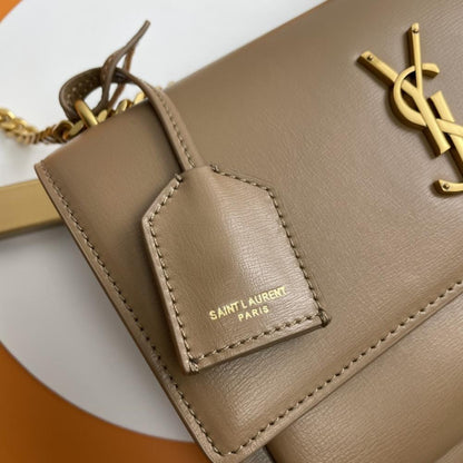 Leather Top Handle Bag