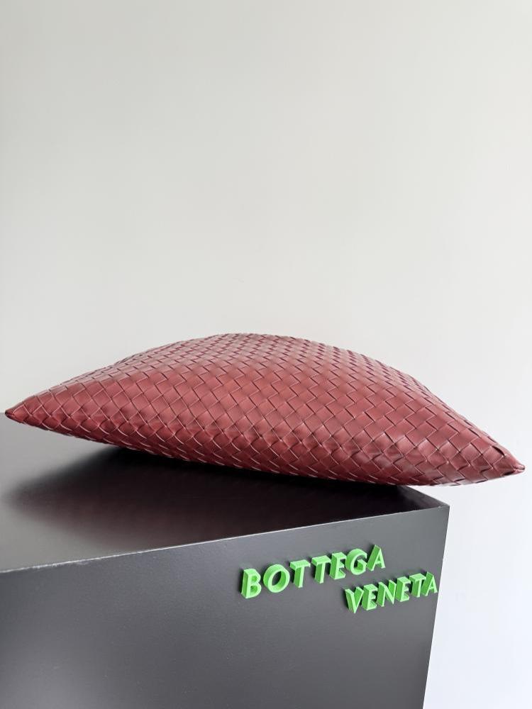 Woven Leather Top Handle Bag