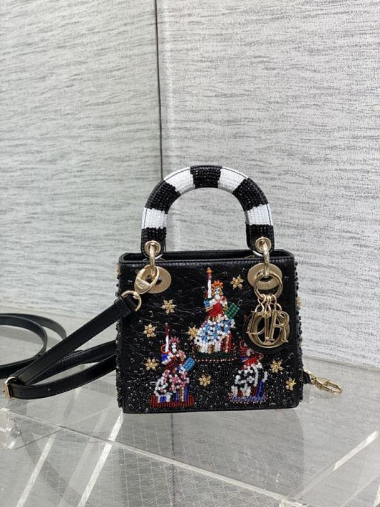 Embroidered Shoulder Bag