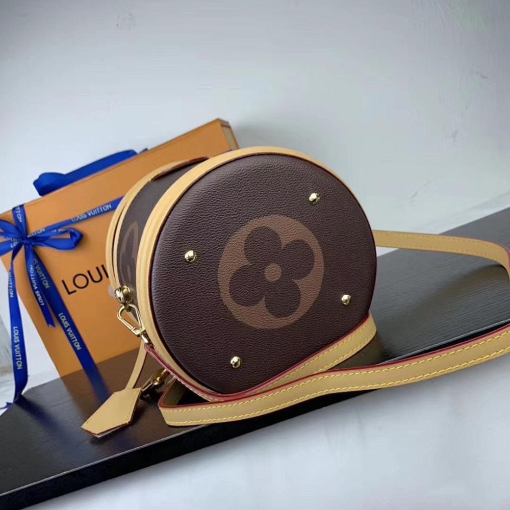 Elegant Premium Gold Monogram Calfskin Shoulder Bag