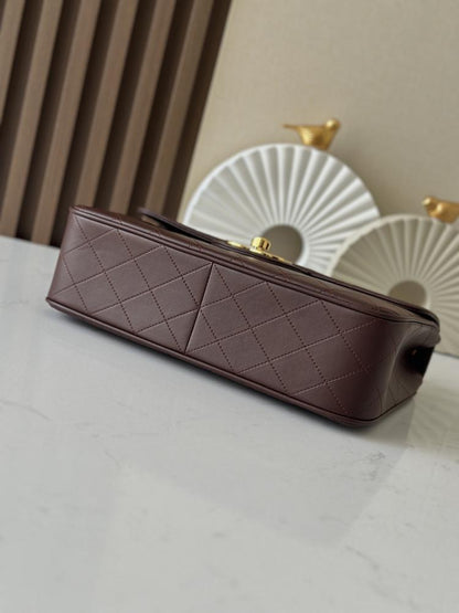 Leather Top Handle Bag